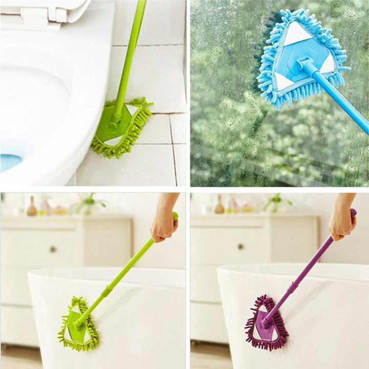 Rotatable Adjustable Triangle Cleaning Mop | Bowlift