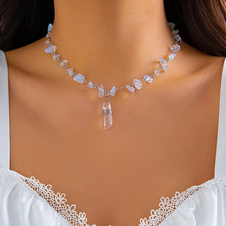 BowLift | Ice Crystal Stone Choker Necklace
