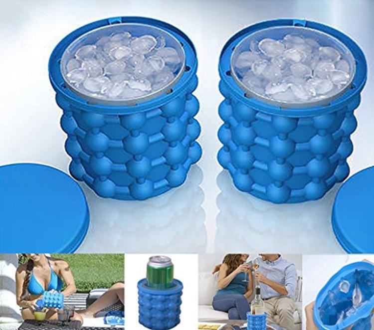 BowLift | IceCube Maker – Space-Saving 2-in-1 Ice Cube Tray & Drink Cooler