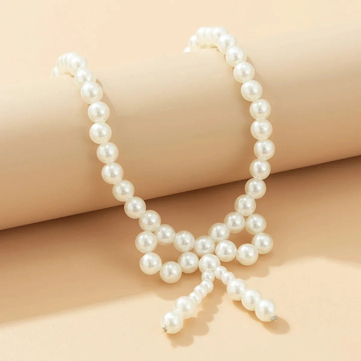 BowLift | Iconic Dainty Pearl Bow Necklace