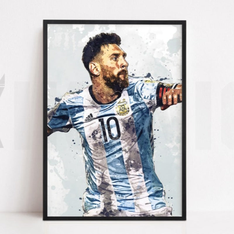 Argentina Team Poster Canvas Print | Bowlift