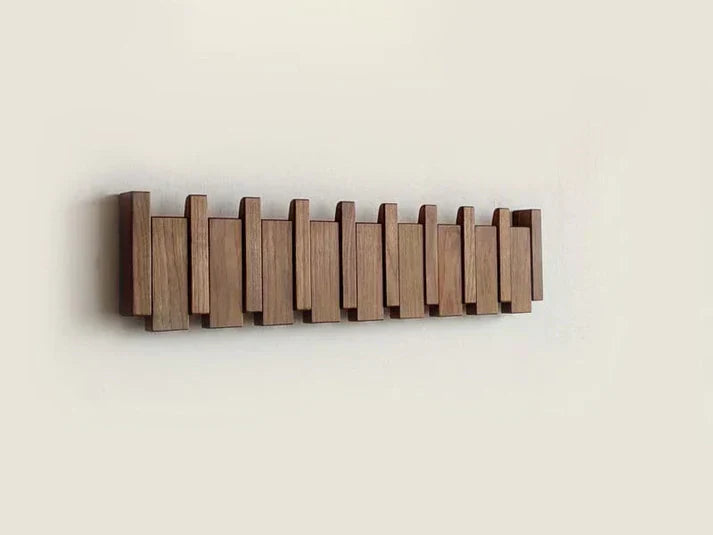 Wooden Piano-Style Coat Rack - Melodia | Bowlift