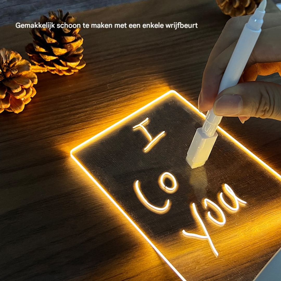 BowLift | Illuminated Notice Board - LumoNote