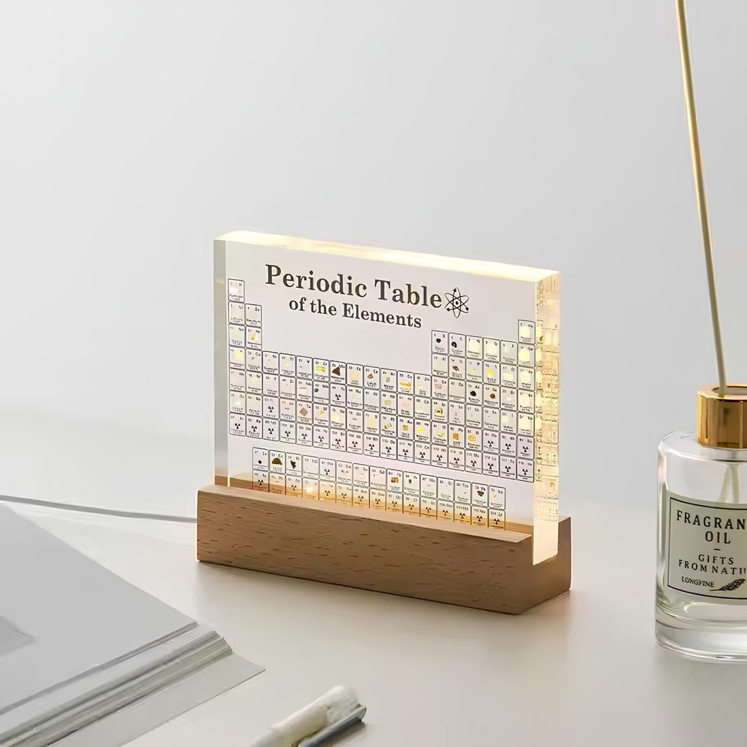 BowLift | Illuminated Periodic Table with Real Elements - Elementa
