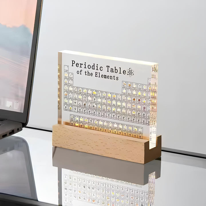 BowLift | Illuminated Periodic Table with Real Elements - Elementa