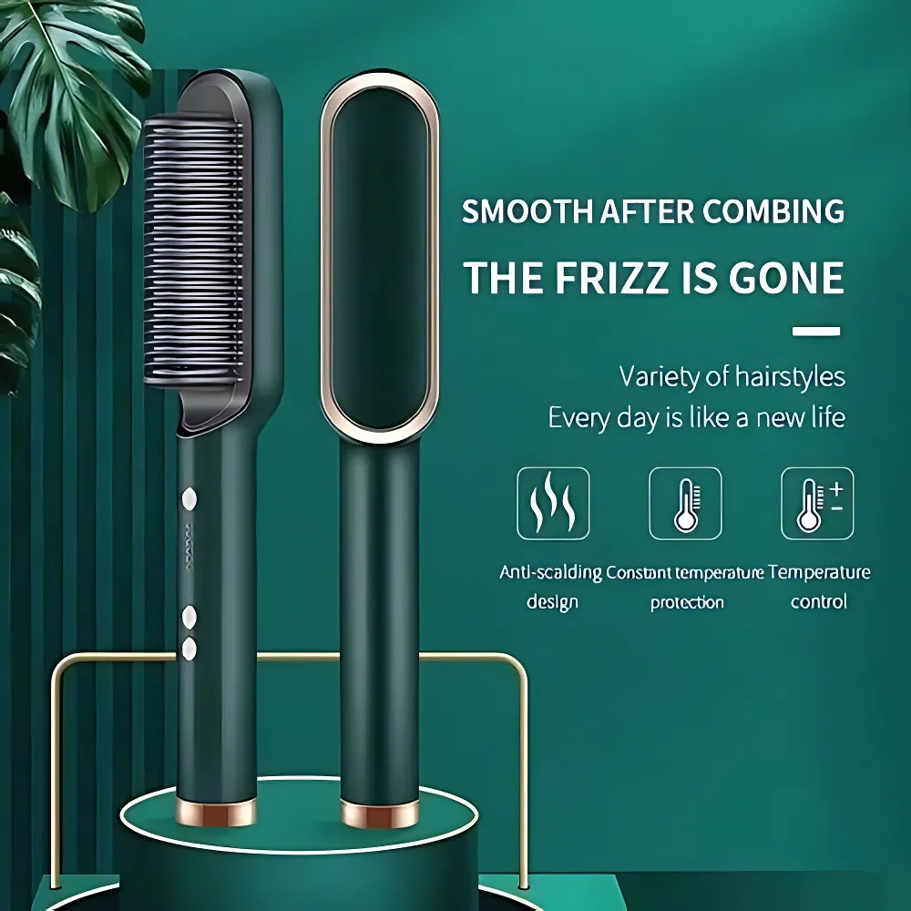 BowLift | Hair Straightening Brush Ionic Styling Comb