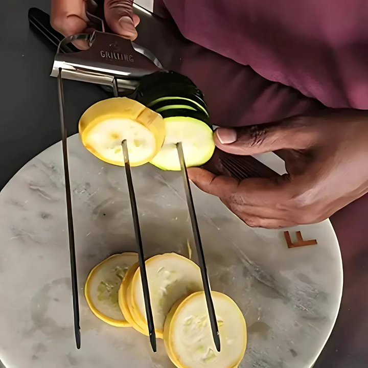 BowLift | Stainless Steel BBQ Skewers Triple Grill Tool