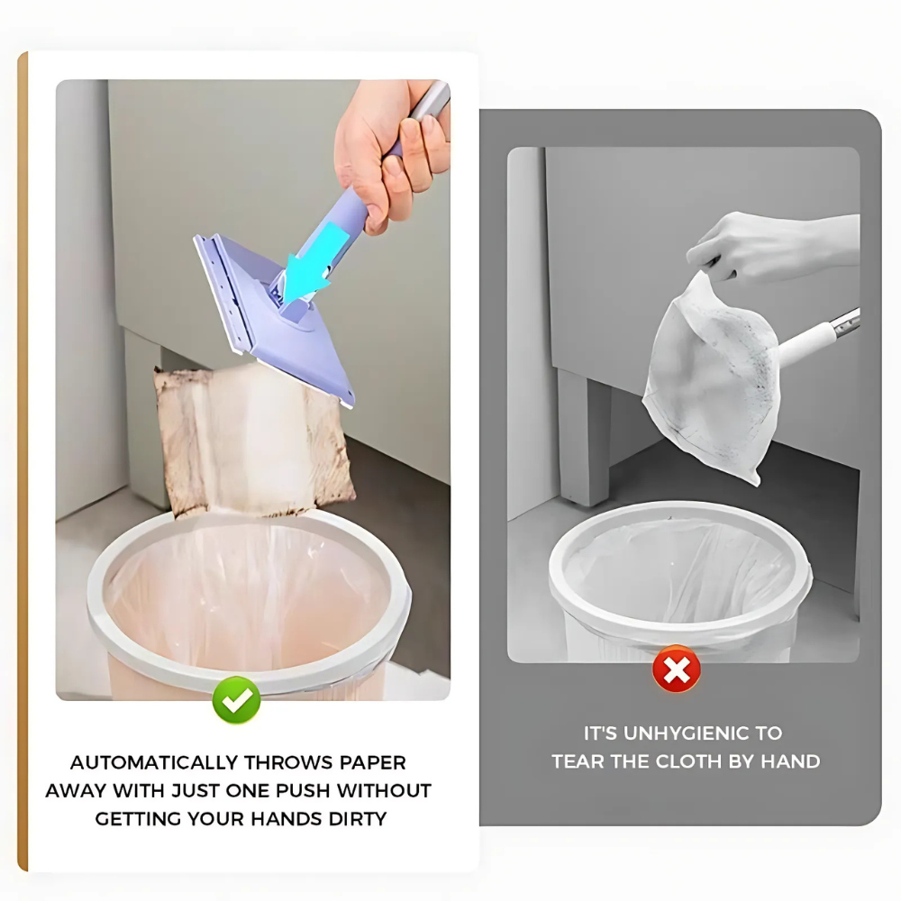 BowLift | Floor Cleaning Foldable Mop