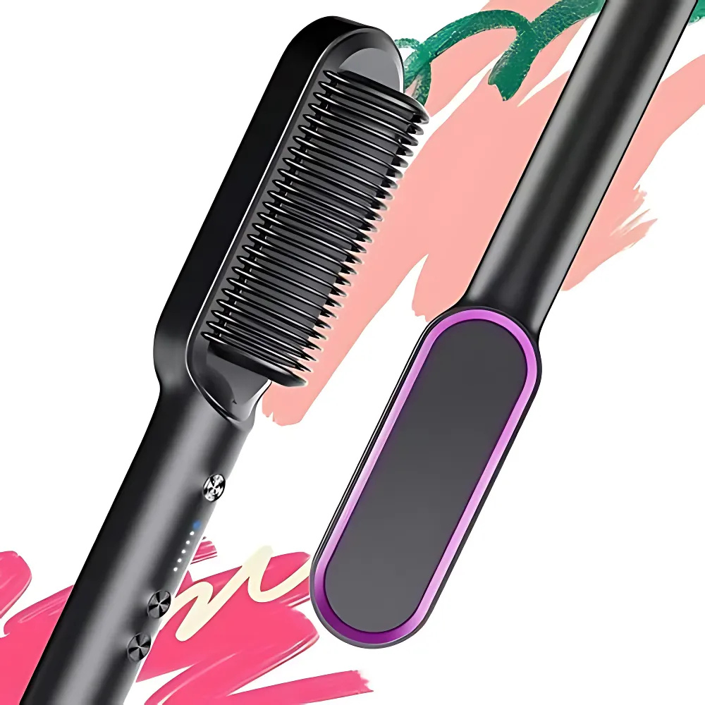 BowLift | Hair Straightening Brush Ionic Styling Comb