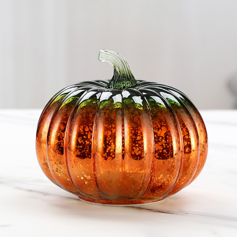 BowLift | Halloween Decorations Glass LED Pumpkin Light