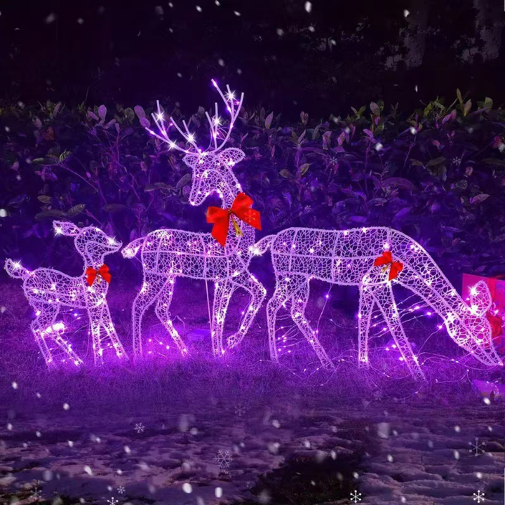 BowLift | Christmas Decorations Light Up Reindeer Figure