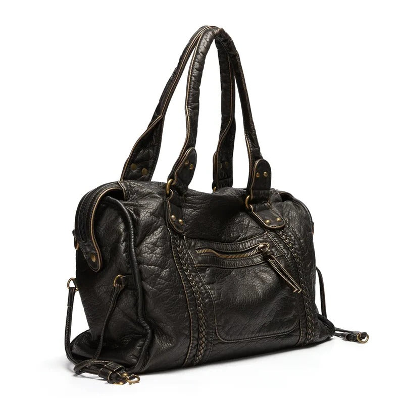 BowLift | Luxury Black Leather Handbag
