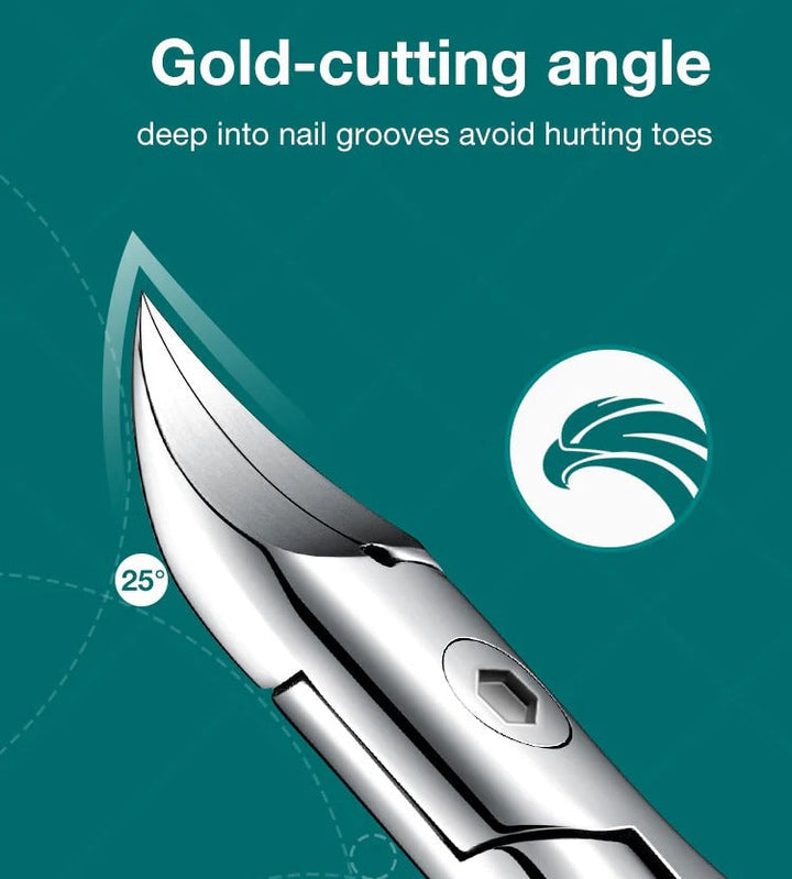 BowLift | Senior Nail Clipper with Splash Guard – Ergonomic & Painless for Thick or Ingrown Toenails