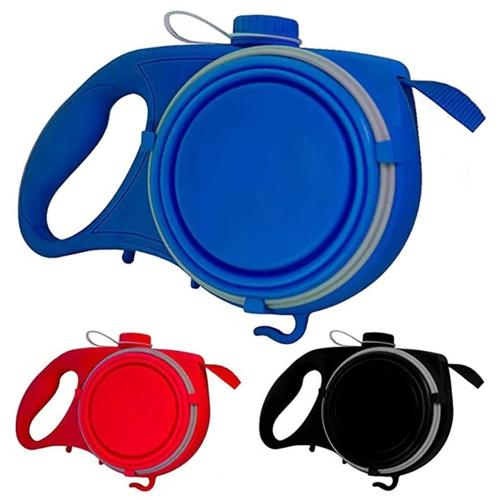 BowLift | 4-in-1 Multifunctional Dog Leash with Water Bottle & Bowl