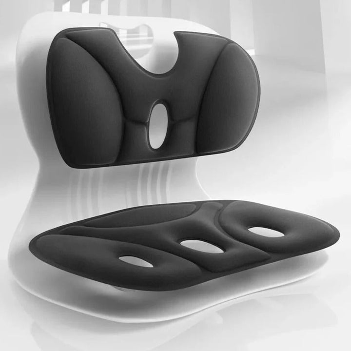 BowLift | Ergonomic Office Chair Posture Corrector Seat with Backrest
