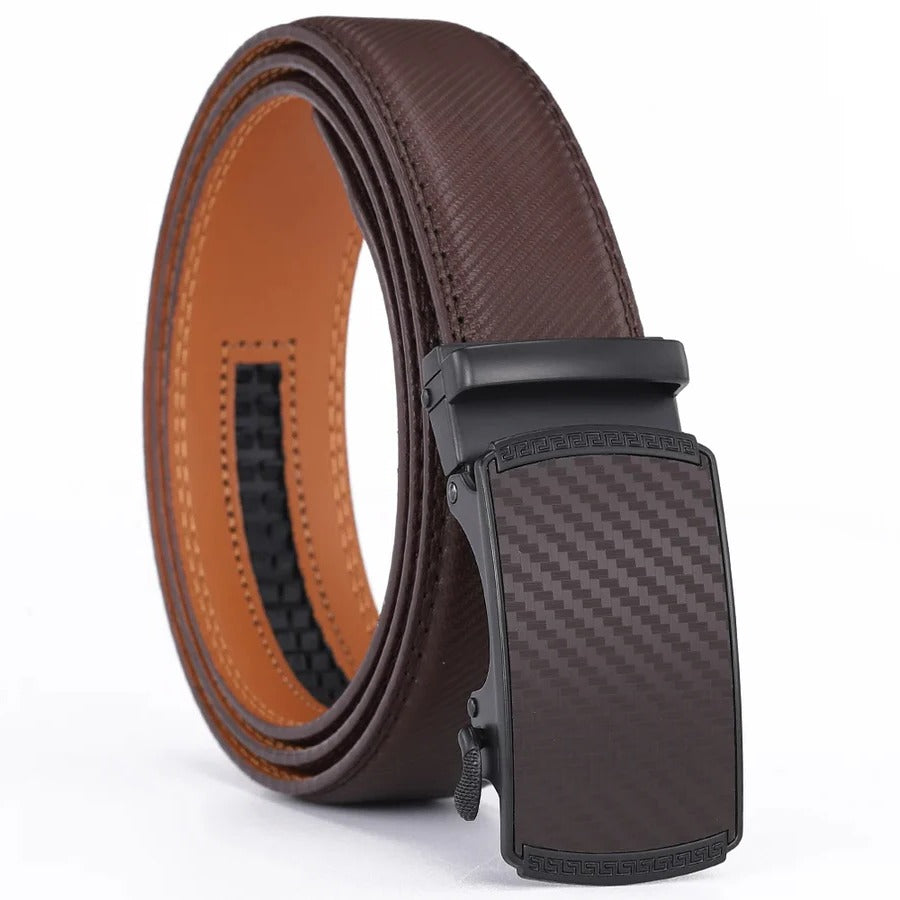 BowLift | Men's Leather Belt with Automatic Buckle