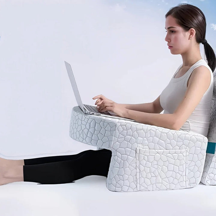 BowLift | Reading Pillow for Bed, Memory Foam with Washable Cover