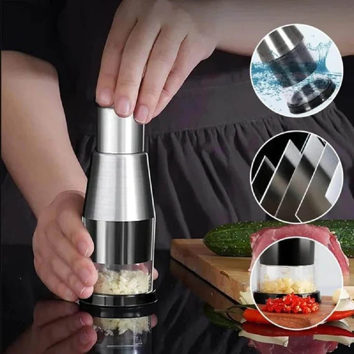 BowLift | Manual Stainless Steel Vegetable Chopper for Home Cooking