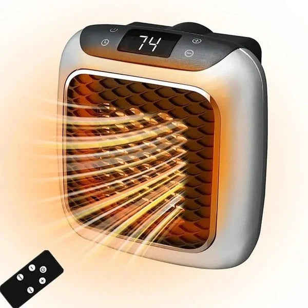 BowLift | Mini Electric Wall Heater, 800W Plug-In Portable Design