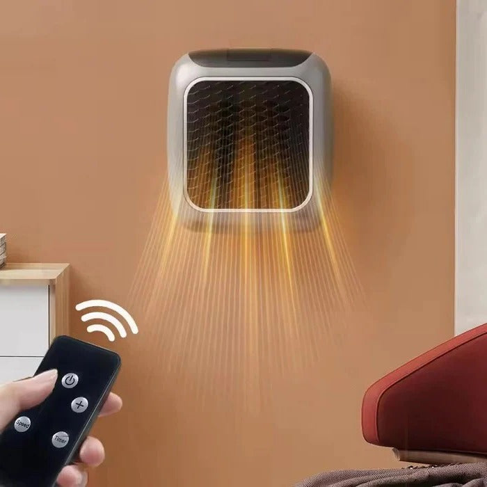 BowLift | Mini Electric Wall Heater, 800W Plug-In Portable Design