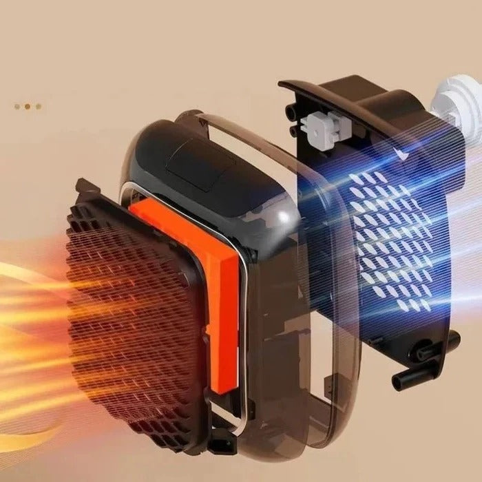 BowLift | Mini Electric Wall Heater, 800W Plug-In Portable Design