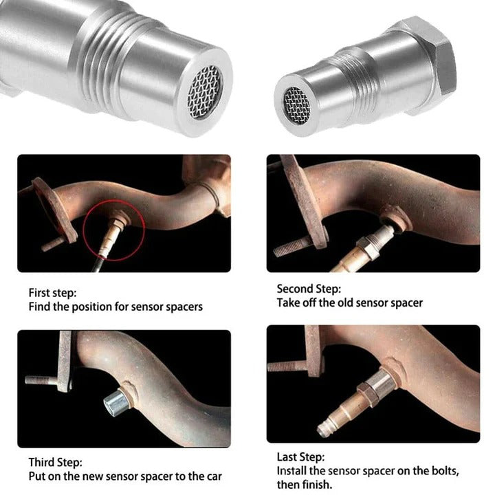 BowLift | O2 Sensor Extension Adapter with Mini Catalytic Converter