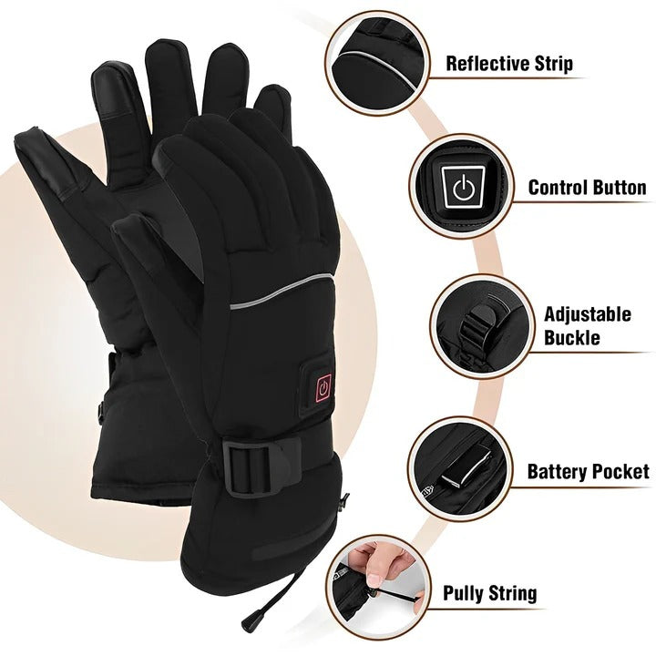 BowLift | Rechargeable Heated Gloves – Adjustable Warmers for Winter