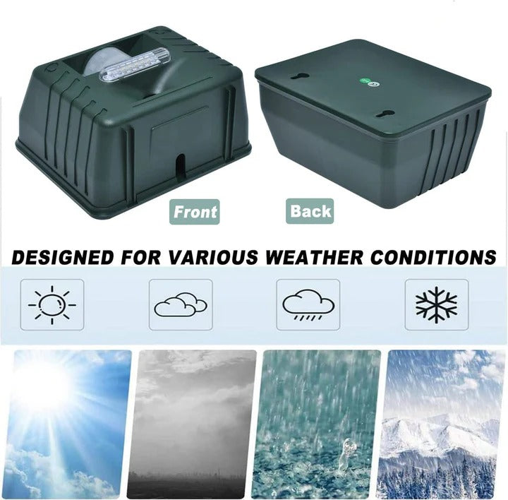 BowLift | Ultrasonic Bird Deterrent – Solar-Powered Outdoor Device for Woodpeckers