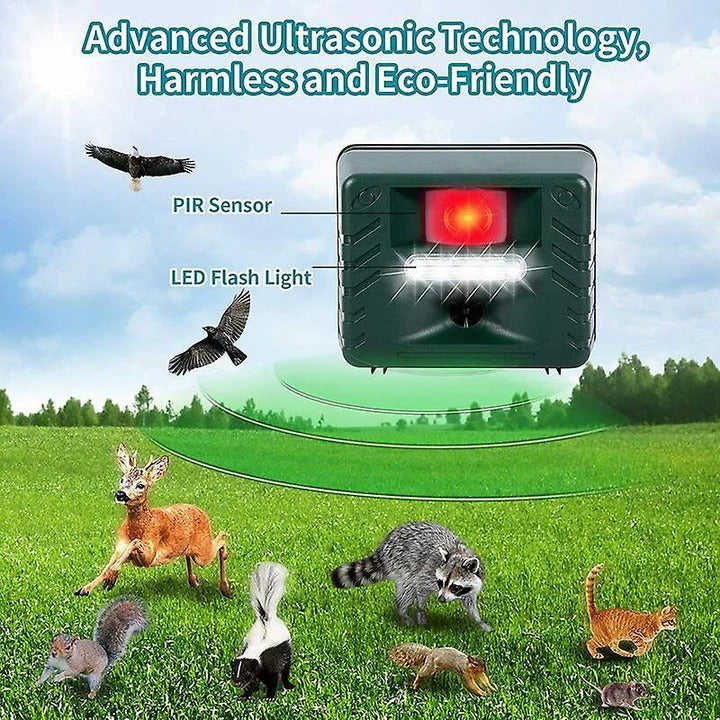 BowLift | Ultrasonic Bird Deterrent – Solar-Powered Outdoor Device for Woodpeckers