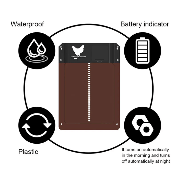 BowLift | Automatic Chicken Pen Hen Coop Poultry Door Opener