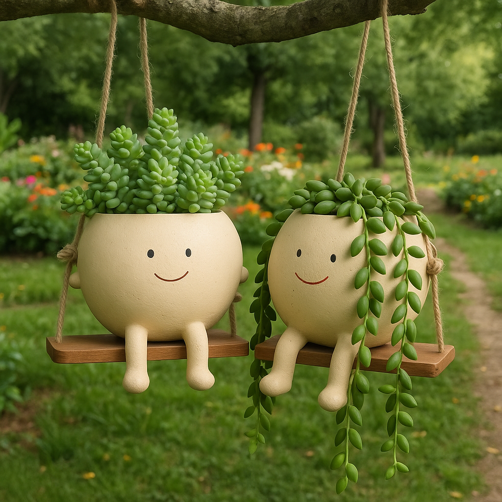 Happy Buddy Hanging Plant Pot | Bowlift
