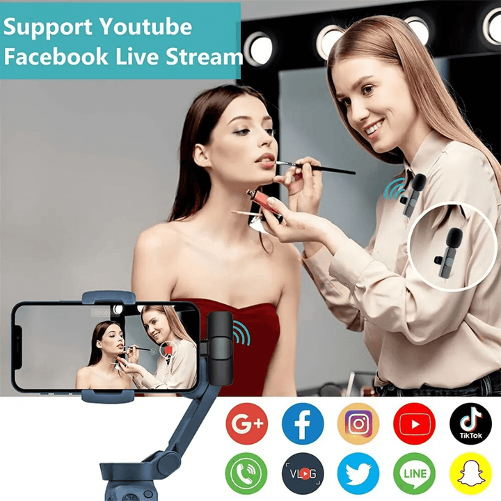 BowLift | Wireless Mini Miniature Lavalier Lapel Portable Small Tiny Mic Microphone for Iphone