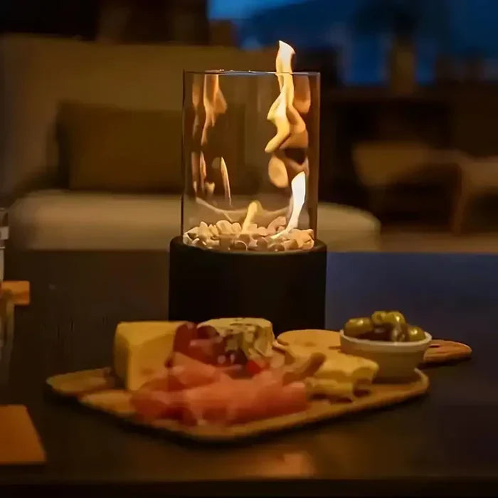 BowLift | Trendy & Portable Table Fire Lantern - GlowLuxe