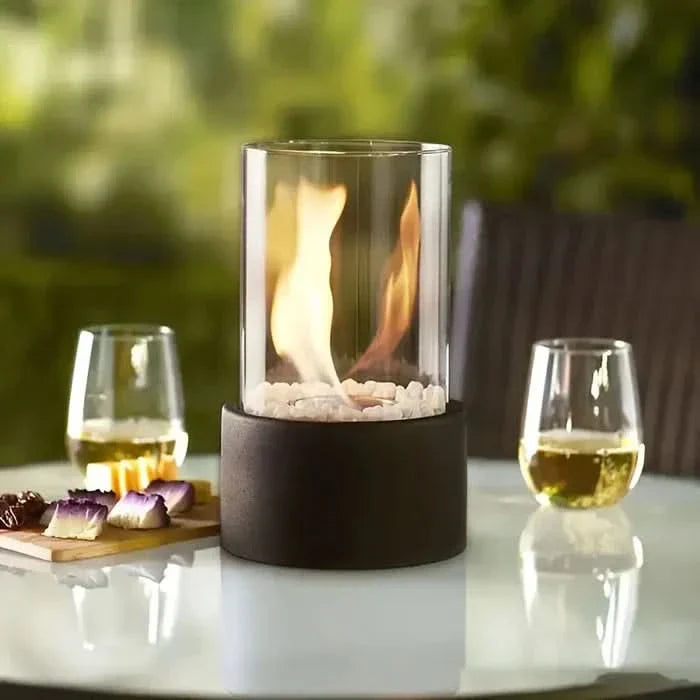 BowLift | Modern Tabletop Lantern with Flickering Flame