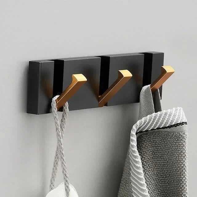 BowLift | HOOKLUX – Foldable wall hook strip made of aluminum, space-saving & versatile