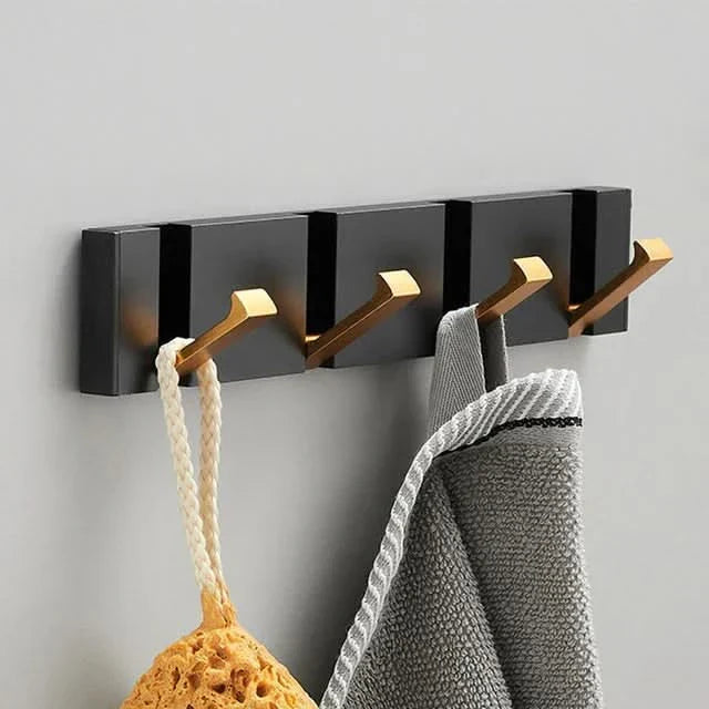 BowLift | HOOKLUX – Foldable wall hook strip made of aluminum, space-saving & versatile