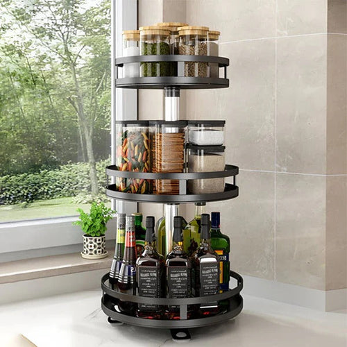 BowLift | 3 Tier Swivel Metal Organizer
