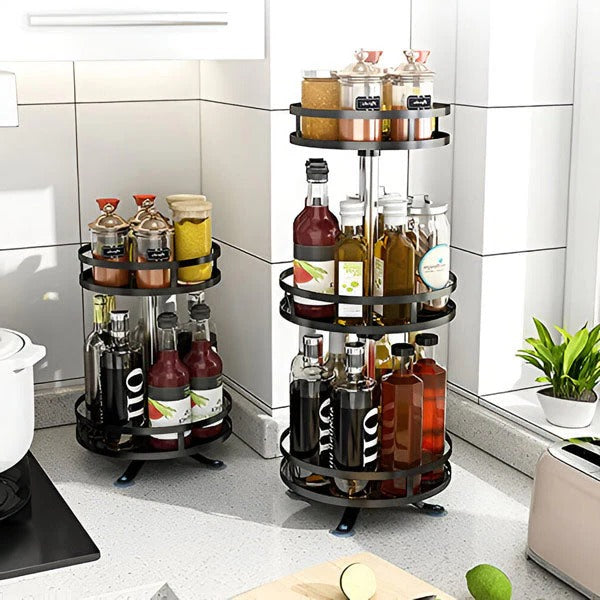 BowLift | 3 Tier Swivel Metal Organizer