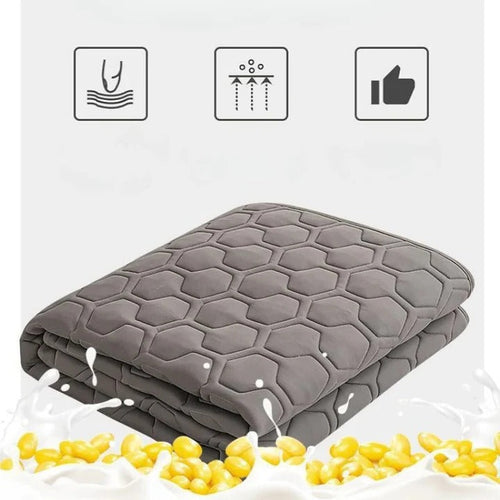 Quilted Cooling Mattress Pad with High-Density Cooling Fiber | Bowlift