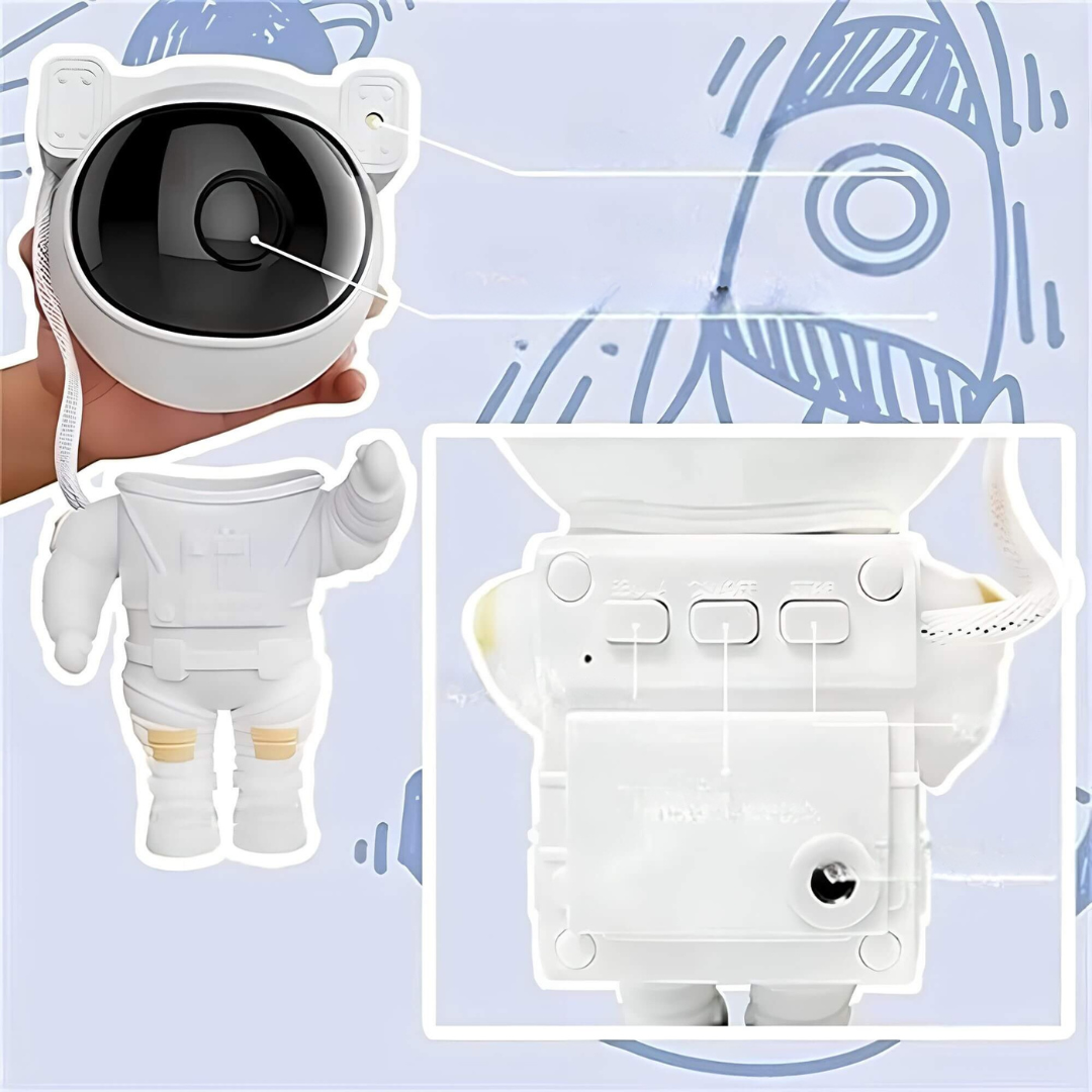 BowLift | Star Projector Astronaut Galaxy Night Light