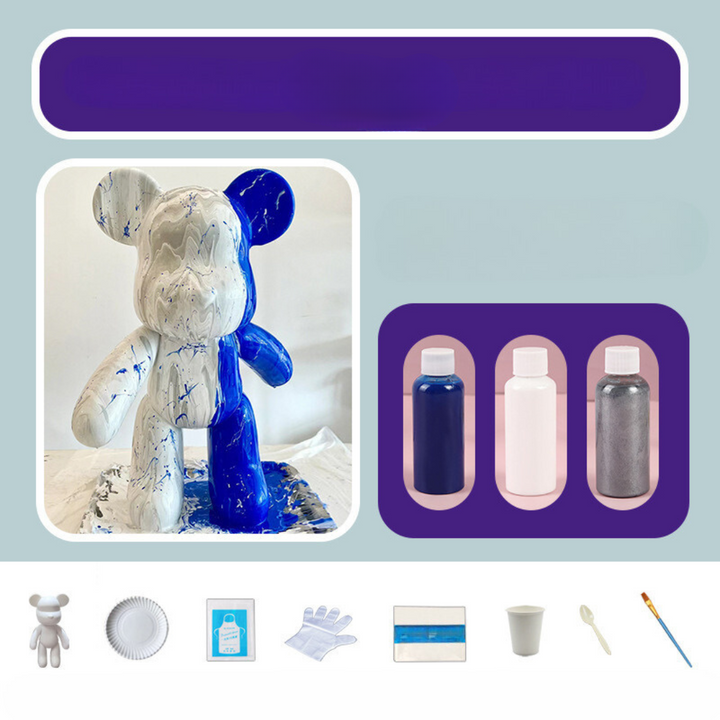 BowLift | Decorative Hand Painted Bear Doll
