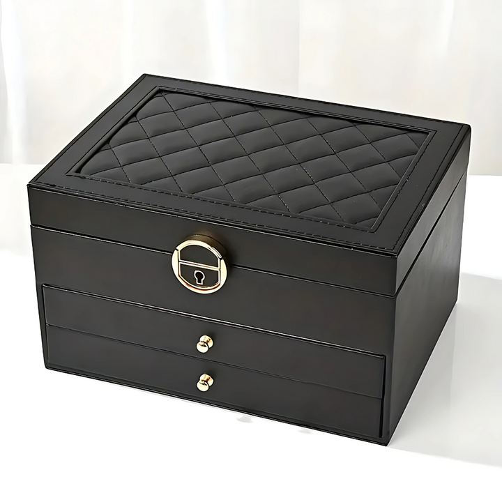 BowLift | Leather Multi-Layer Jewelry Box Organizer
