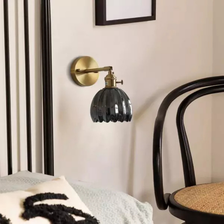 BowLift | Vintage Glass Wall Lights Floral Design