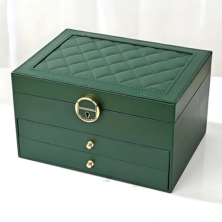 BowLift | Leather Multi-Layer Jewelry Box Organizer