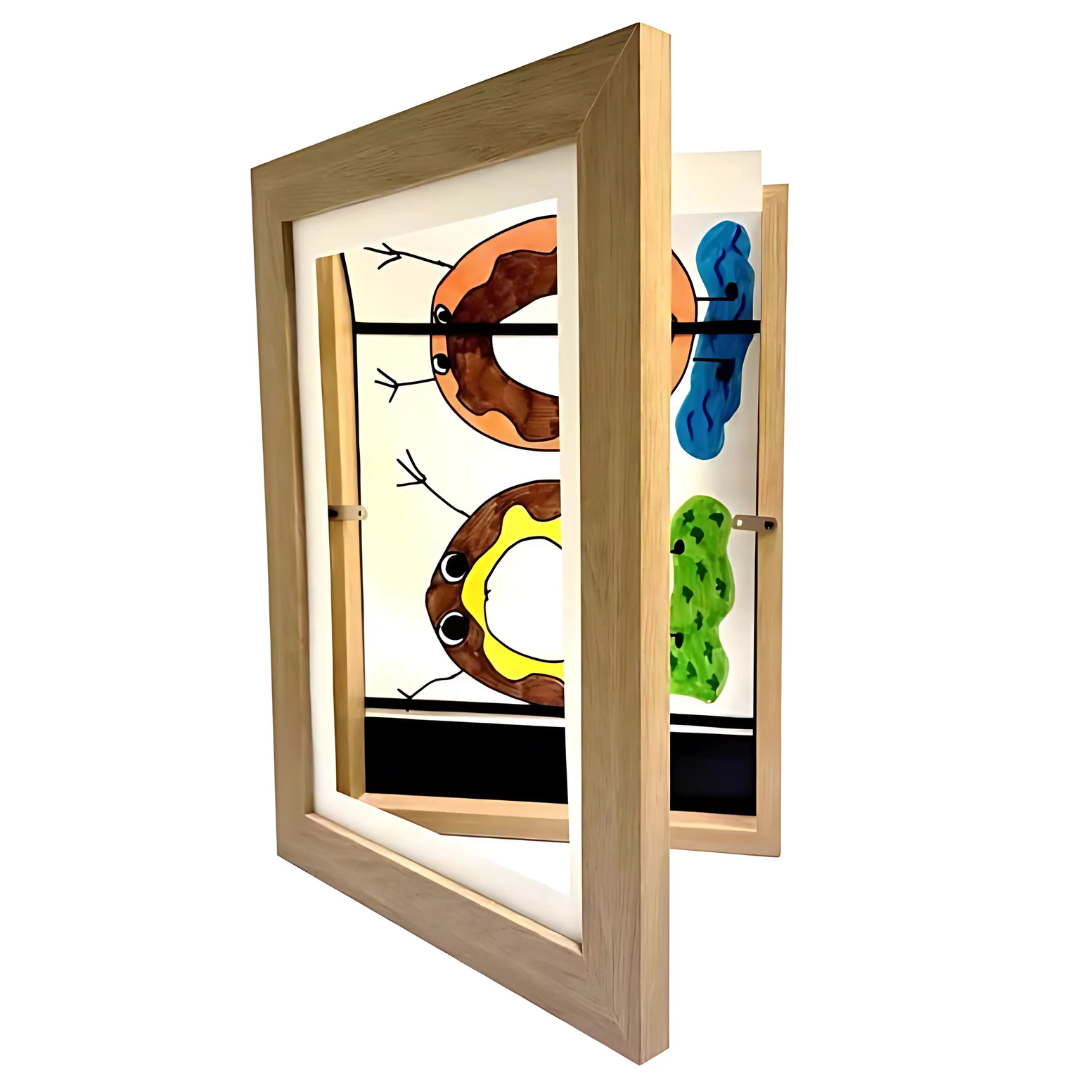 BowLift | Photo Frame Wood Hinged Artwork Display