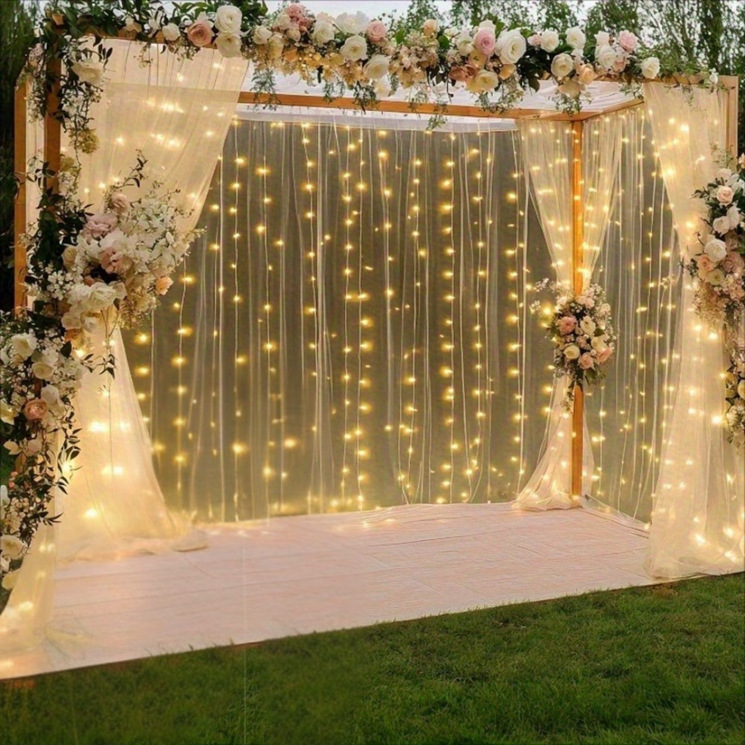 BowLift | Fairy Lights Curtain Warm White LED USB Set
