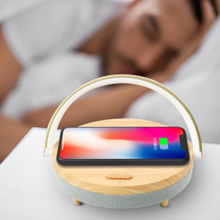 BowLift | Table Lamp with Wireless Charger and Bluetooth Speaker
