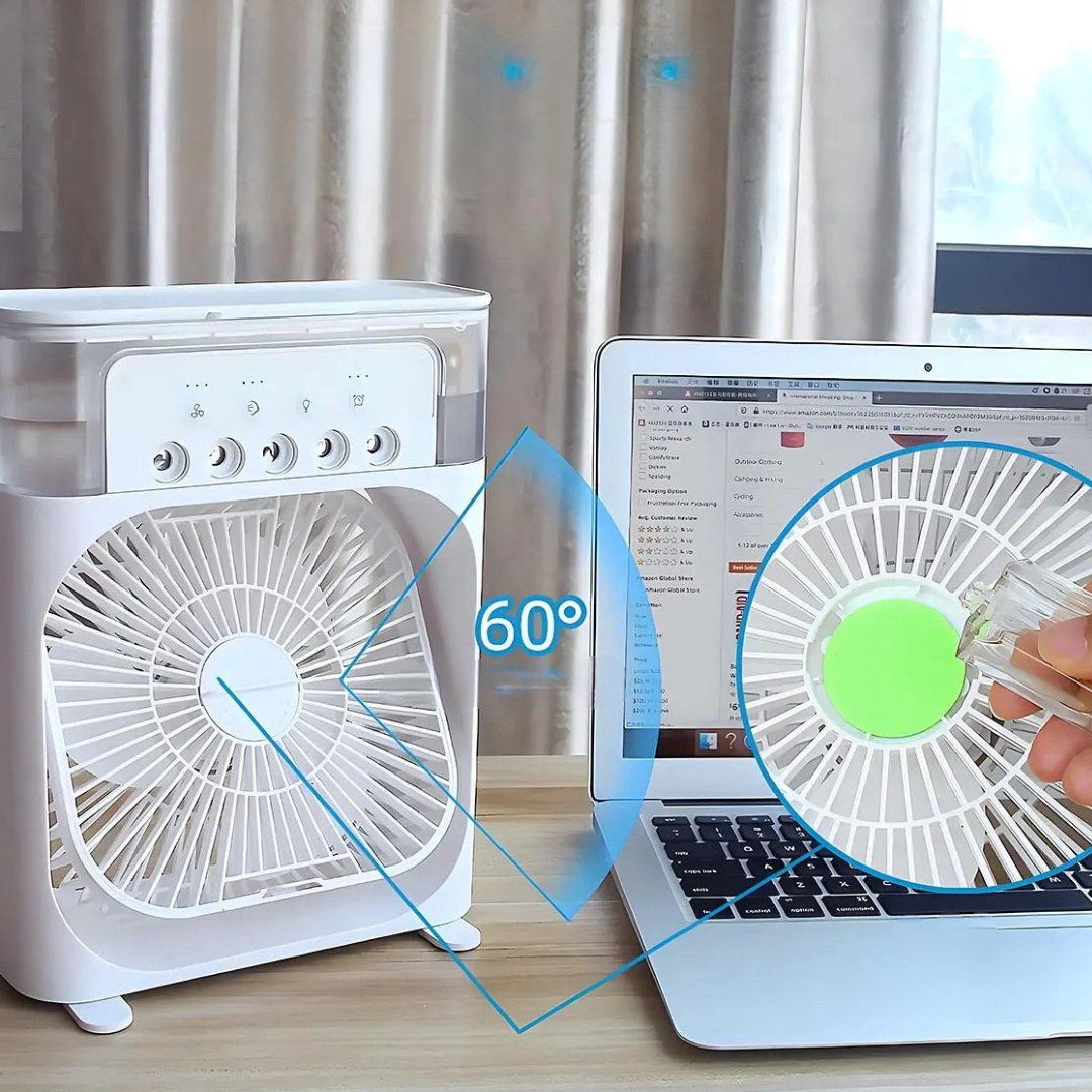 Air Cooler Fan with Night Light Feature | Bowlift