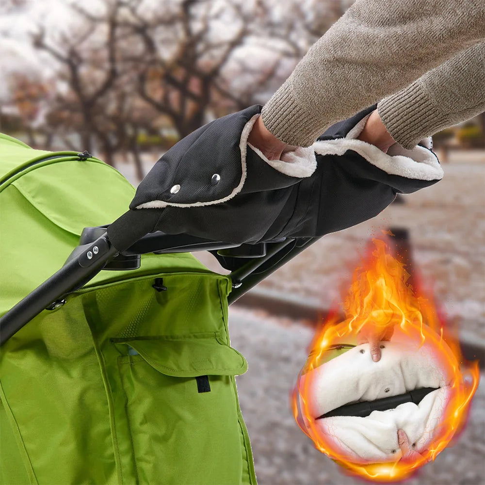BowLift | Thick and Waterproof Gloves for Pushing Stroller