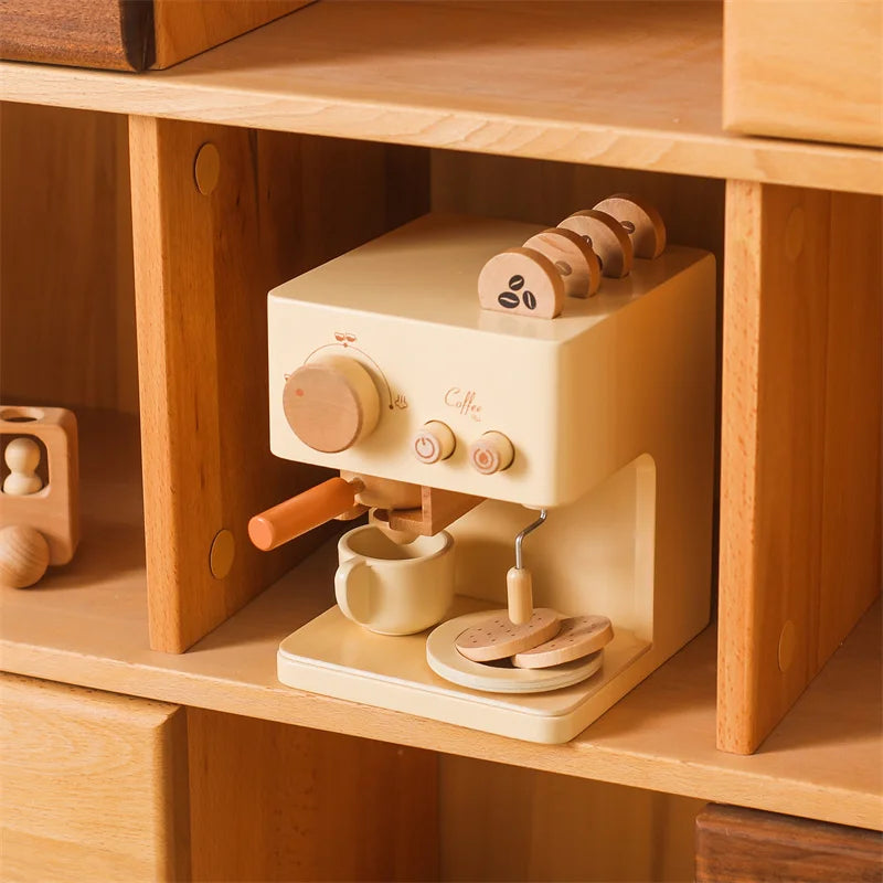 BowLift | Future Barista – Espresso Machine Set made of Wood for Children